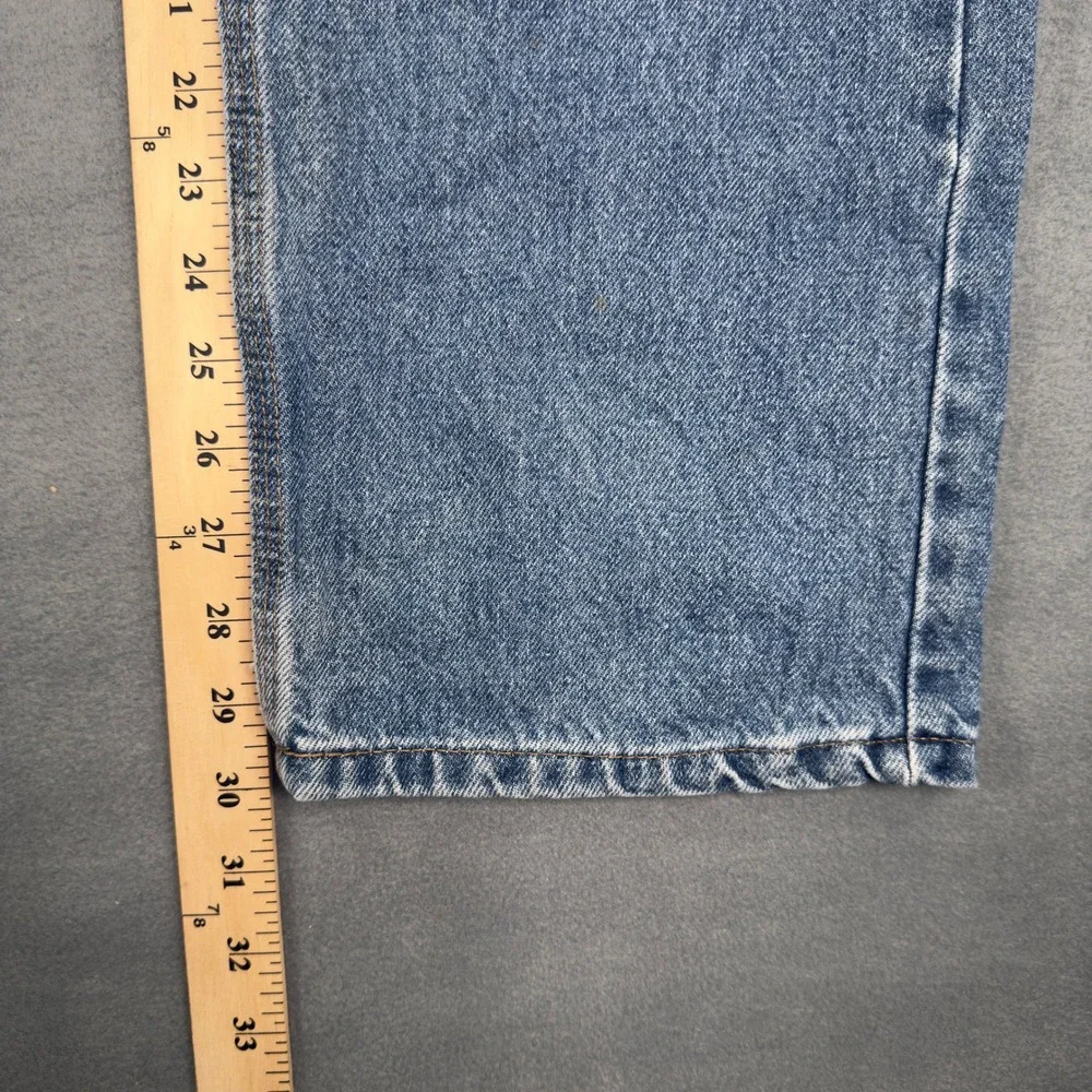 Carhartt Traditional Fit Blue Denim Jeans Mens 34x30 Workwear Straight Leg‎